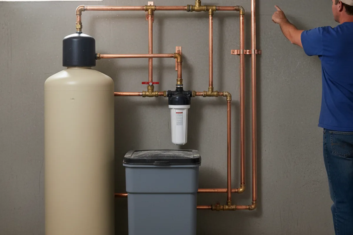 Whole-house water treatment system installed in Hanson